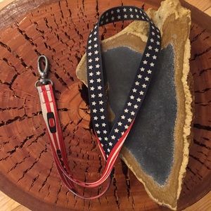Oakley American flag lanyard